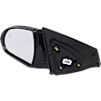 Driver Side Mirror, Power Adjust, Heated, Manual Folding, Paintable, In-housing Signal Light, No Memory, No Puddle Light, No Auto-Dim, With Blind Spot Detection in Glass