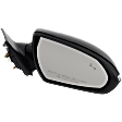 2020 Hyundai Elantra - Passenger Side Mirror, For Models Without Memory, USA Built Vehicle, Power Adjust, Heated, Paintable, Manual Folding, In-housing Signal Light, With Blind Spot Detection in Glass, No Memory, No Puddle Light, No Auto-Dimming
