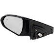 Driver Side Mirror, Power Adjust, Heated, Manual Folding, Paintable, In-housing Signal Light, No Memory, No Puddle Light, No Auto-Dim, With Blind Spot Detection in Glass