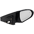 Passenger Side Mirror, Power Adjust, Heated, Manual Folding, Paintable, In-housing Signal Light, No Memory, No Puddle Light, No Auto-Dim, With Blind Spot Detection in Glass