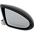 Passenger Side Mirror, Power Adjust, Manual Folding, Non-Heated, Paintable, No Signal Light, No Memory, No Puddle Light, No Auto-Dimming, No Blind Spot Feature