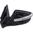 2013-2018 Hyundai Santa Fe Sport - Driver Side Mirror, Power, Manual Folding, Heated, Paintable, In-Housing Signal Light, No Memory, No Puddle Light, No Auto-Dimming, With Blind Spot Detection in Glass