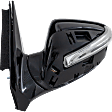 2013-2018 Hyundai Santa Fe Sport - Driver Side Mirror, Power, Manual Folding, Heated, Paintable, In-Housing Signal Light, No Memory, No Puddle Light, No Auto-Dimming, With Blind Spot Detection in Glass