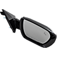 Passenger Side Mirror, Power Adjust, Manual Folding, Heated, Paintable, In-Housing Signal Light, No Memory, No Puddle Light, No Auto-Dimming, With Blind Spot Detection in Glass