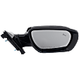 Passenger Side Mirror, Power Adjust, Manual Folding, Heated, Paintable, In-Housing Signal Light, With Memory, No Puddle Light, With Auto-Dimming, With Blind Spot Detection in Glass
