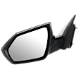 Driver Side Mirror, Power Adjust, Non-Heated, Manual Folding, Paintable, No Signal Light, No Memory, No Puddle Light, No Auto-Dim, No Blind Spot Feature