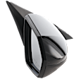 2021-2023 Hyundai Elantra - Passenger Side Mirror, Power Adjust, Non-Heated, Manual Folding, Paintable, No Signal Light, No Memory, No Puddle Light, No Auto-Dimming, No Blind Spot Feature