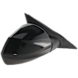 2021-2023 Hyundai Elantra - Passenger Side Mirror, Power Adjust, Non-Heated, Manual Folding, Paintable, No Signal Light, No Memory, No Puddle Light, No Auto-Dimming, No Blind Spot Feature