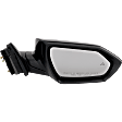 2023 Hyundai Elantra - Passenger Side Mirror, Korea or USA Built Vehicle, Power Adjust, Heated, Paintable, Manual Folding, No Signal Light, With Blind Spot Detection in Glass, No Memory, No Puddle Light, No Auto-Dimming