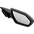 2023 Hyundai Elantra - Passenger Side Mirror, Korea or USA Built Vehicle, Power Adjust, Heated, Paintable, Manual Folding, No Signal Light, With Blind Spot Detection in Glass, No Memory, No Puddle Light, No Auto-Dimming