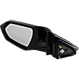 Driver Side Mirror, Power Adjust, Manual Folding, Heated, Paintable, In-Housing Signal Light, No Memory, No Puddle Light, No Auto-Dimming, With Blind Spot Detection in Glass