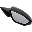 Passenger Side Mirror, Power Adjust, Manual Folding, Heated, Paintable, In-housing Signal Light, No Memory, No Puddle Light, No Auto-Dimming, With Blind Spot Detection in Glass