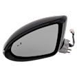 Driver Side Mirror, Power Adjust, Heated, Manual Folding, Paintable, In-housing Signal Light, No Memory, No Puddle Light, No Auto-Dim, With Blind Spot Detection in Glass