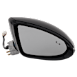 2020 Hyundai Sonata SEL - Passenger Side Mirror, Power Adjust, Heated, Paintable, Manual Folding, In-housing Signal Light, With Blind Spot Detection in Glass, No Memory, No Puddle Light, No Auto-Dimming