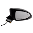 2020 Hyundai Sonata SEL - Passenger Side Mirror, Power Adjust, Heated, Paintable, Manual Folding, In-housing Signal Light, With Blind Spot Detection in Glass, No Memory, No Puddle Light, No Auto-Dimming