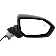 2021 Hyundai Palisade - Passenger Side Mirror, For Models With Standard Equipment, Power Adjust, Heated, Paintable, Manual Folding, In-housing Signal Light, With Blind Spot Detection in Glass, No Memory, No Puddle Light, No Auto-Dimming