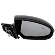 2019-2021 Hyundai Tucson - Passenger Side Mirror, Power Adjust, Heated, Manual Folding, Paintable, In-housing Signal Light, Without Memory Recall, No Puddle Light, No Auto-Dimming, With Blind Spot Detection in Glass