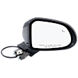 2020 Hyundai Santa Fe Preferred - Passenger Side Mirror, Power Adjust, Non-Heated, Paintable, Manual Folding, No Signal Light, With Blind Spot Detection in Glass, No Memory, No Puddle Light, No Auto-Dimming