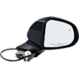 2020 Hyundai Santa Fe Preferred - Passenger Side Mirror, Power Adjust, Non-Heated, Paintable, Manual Folding, No Signal Light, With Blind Spot Detection in Glass, No Memory, No Puddle Light, No Auto-Dimming