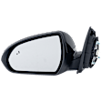 2019 Hyundai Elantra GT Preferred - Driver Side Mirror, Power Adjust, Heated, Paintable, Manual Folding, In-housing Signal Light, With Blind Spot Detection in Glass, No Memory, No Puddle Light, No Auto-Dimming