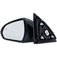 2019 Hyundai Elantra GT Preferred - Driver Side Mirror, Power Adjust, Heated, Paintable, Manual Folding, In-housing Signal Light, With Blind Spot Detection in Glass, No Memory, No Puddle Light, No Auto-Dimming