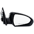 Passenger Side Mirror, Power Adjust, Non-Heated, Manual Folding, Paintable, No Signal Light, No Memory, No Puddle Light, No Auto-Dim, No Blind Spot Feature