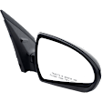 Passenger Side Mirror, Power Adjust, Non-Heated, Manual Folding, Paintable, No Signal Light, No Memory, No Puddle Light, No Auto-Dim, No Blind Spot Feature