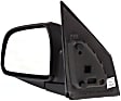 Driver Side Mirror, Power Adjust, Manual Folding, Heated, Textured Black, No Signal Light, No Memory, No Puddle Light, No Auto-Dimming, No Blind Spot Feature