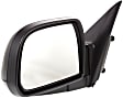 Driver Side Mirror, Power Adjust, Manual Folding, Heated, Textured Black, No Signal Light, No Memory, No Puddle Light, No Auto-Dimming, No Blind Spot Feature