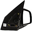 Passenger Side Mirror, Manual Adjust, Manual Folding, Non-Heated, Textured Black, No Signal Light, No Memory, No Puddle Light, No Auto-Dimming, No Blind Spot Feature