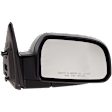 Passenger Side Mirror, Power Adjust, Manual Folding, Non-Heated, Paintable, No Signal Light, No Memory, No Puddle Light, No Auto-Dimming, No Blind Spot Feature