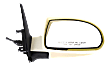 Passenger Side Mirror, Manual Adjust, Manual Folding, Non-Heated, Paintable, No Signal Light, No Memory, No Puddle Light, No Auto-Dimming, No Blind Spot Feature