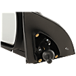 Driver Side Mirror, Manual Adjust, Manual Folding, Non-Heated, Textured Black, No Signal Light, No Memory, No Puddle Light, No Auto-Dimming, No Blind Spot Feature
