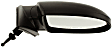 Passenger Side Mirror, Manual Adjust, Manual Folding, Non-Heated, Textured Black, No Signal Light, No Memory, No Puddle Light, No Auto-Dimming, No Blind Spot Feature