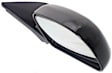 Passenger Side Mirror, Power Adjust, Manual Folding, Heated, Paintable, No Signal Light, No Memory, No Puddle Light, No Auto-Dimming, No Blind Spot Feature