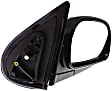 Passenger Side Mirror, Power Adjust, Manual Folding, Heated, Paintable, No Signal Light, No Memory, No Puddle Light, No Auto-Dimming, No Blind Spot Feature