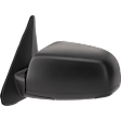 Driver Side Mirror, Power Adjust, Heated, Manual Folding, Textured Black, No Signal Light, No Memory, No Puddle Light, No Auto-Dim, No Blind Spot Feature