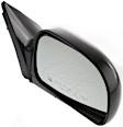Passenger Side Mirror, Power Adjust, Manual Folding, Heated, Paintable, No Signal Light, No Memory, No Puddle Light, No Auto-Dimming, No Blind Spot Feature