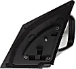 2010-2015 Hyundai Tucson - Passenger Side Mirror, Power, Manual Folding, Non-Heated, Textured Black, No Signal Light, No Memory, No Puddle Light, No Auto-Dimming, No Blind Spot Feature, Type 1