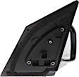 Passenger Side Mirror, Power Adjust, Manual Folding, Heated, Textured Black, No Signal Light, No Memory, No Puddle Light, No Auto-Dimming, No Blind Spot Feature