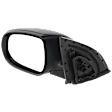 Driver Side Mirror, Manual Adjust, Manual Folding, Non-Heated, Textured Black, No Signal Light, No Memory, No Puddle Light, No Auto-Dimming, No Blind Spot Feature