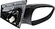 Passenger Side Mirror, Power Adjust, Manual Folding, Heated, Paintable, In-housing Signal Light, No Memory, No Puddle Light, No Auto-Dimming, No Blind Spot Feature