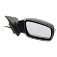 Passenger Side Mirror, Power Adjust, Manual Folding, Heated, Paintable, In-housing Signal Light, No Memory, No Puddle Light, No Auto-Dimming, No Blind Spot Feature