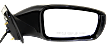 Passenger Side Mirror, Power Adjust, Manual Folding, Non-Heated, Paintable, In-housing Signal Light, No Memory, No Puddle Light, No Auto-Dimming, No Blind Spot Feature