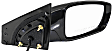 Passenger Side Mirror, Power Adjust, Manual Folding, Non-Heated, Paintable, In-housing Signal Light, No Memory, No Puddle Light, No Auto-Dimming, No Blind Spot Feature