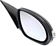 Hatchback Passenger Side Mirror, Power Adjust, Heated, Manual Folding, Paintable, In-housing Signal Light, No Memory, No Puddle Light, No Auto-Dim, No Blind Spot Feature