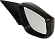 Passenger Side Mirror, Power Adjust, Manual Folding, Heated, Paintable, No Signal Light, Memory, Puddle Light, Auto-Dimming, and Blind Spot Feature, For Models Without Panoramic Roof