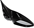 Passenger Side Mirror, Power Adjust, Manual Folding, Heated, Paintable, No Signal Light, Memory, Puddle Light, Auto-Dimming, and Blind Spot Feature, For Models Without Panoramic Roof