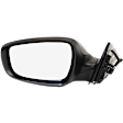 Driver Side Mirror, Power Adjust, Manual Folding, Heated, Paintable, No Signal Light, Memory, Puddle Light, Auto-Dimming, and Blind Spot Feature, For Models With Panoramic Roof