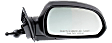 Sedan Passenger Side Mirror, Manual Adjust, Non-Heated, Manual Folding, Paintable, No Signal Light, No Memory, No Puddle Light, No Auto-Dim, No Blind Spot Feature